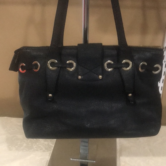 Jimmy Choo Grained Leather Shoulder Bag - Picture 8 of 13